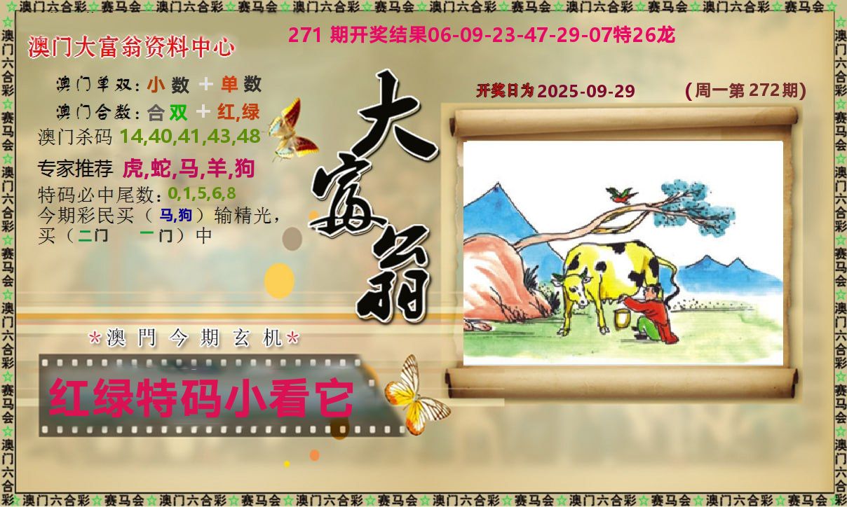 新大富翁 第272期