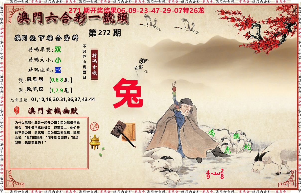 一号头 第272期