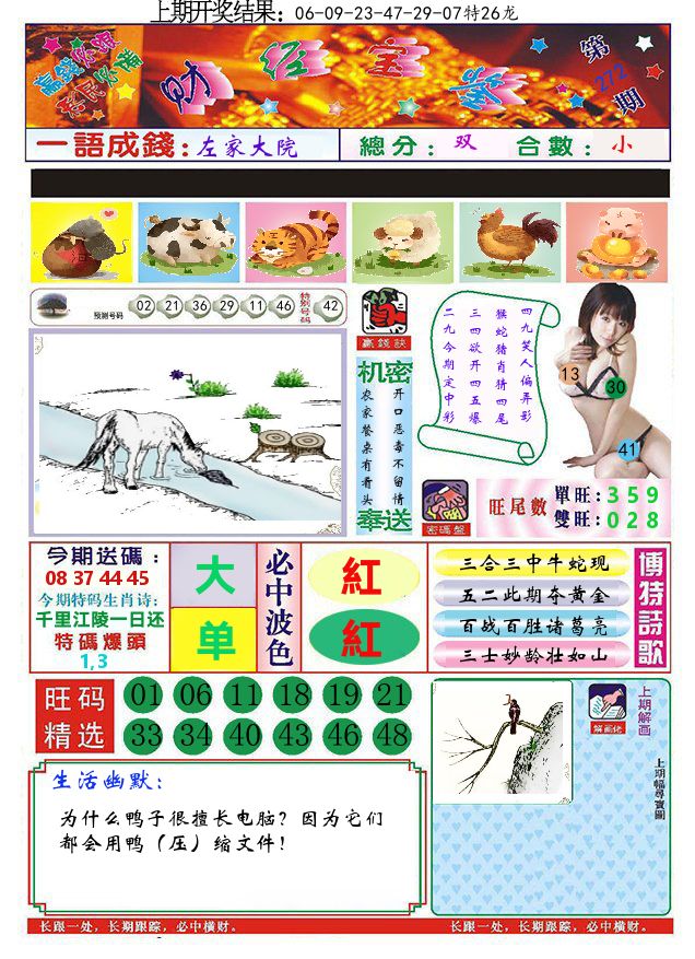 澳门财经宝鉴 第272期