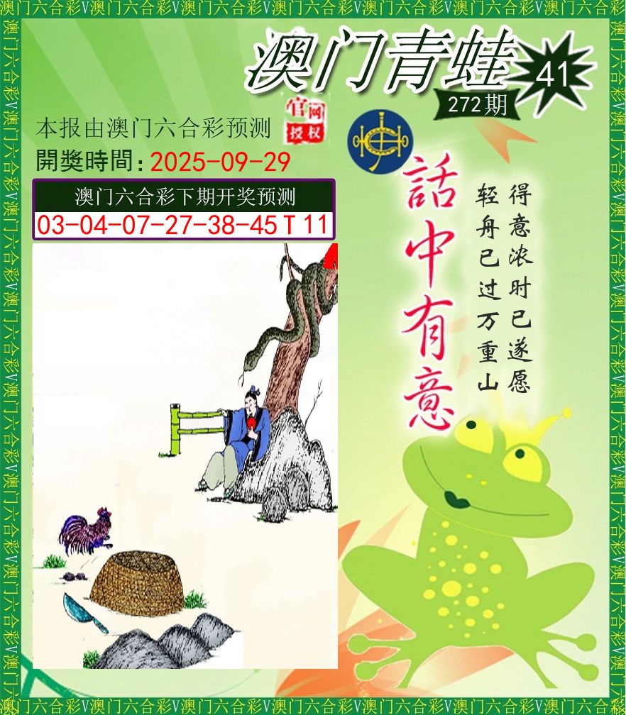 青蛙系列43 第272期
