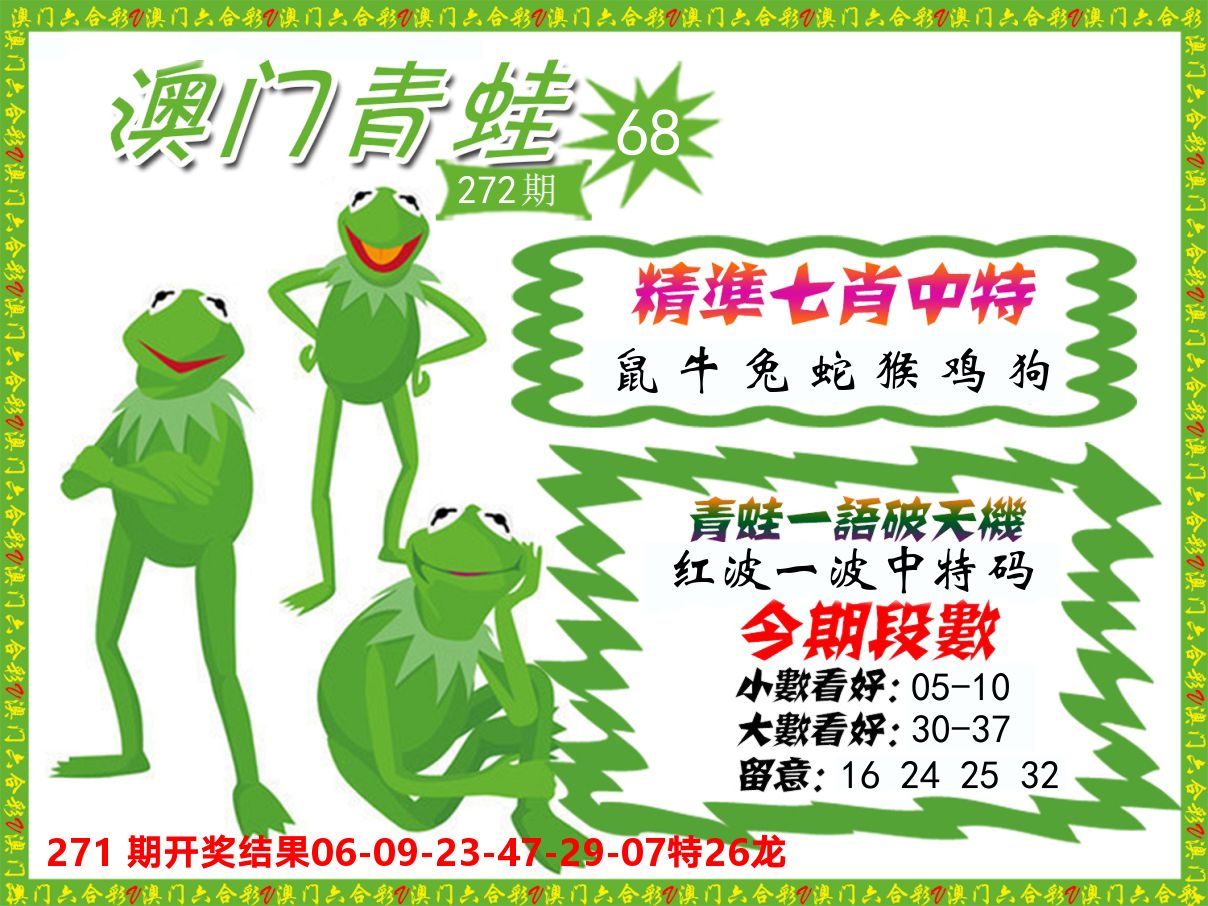 青蛙系列68 第272期