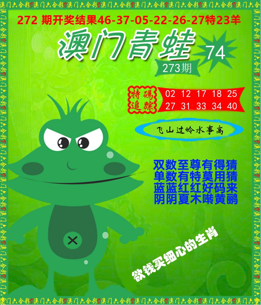 青蛙系列74 第273期
