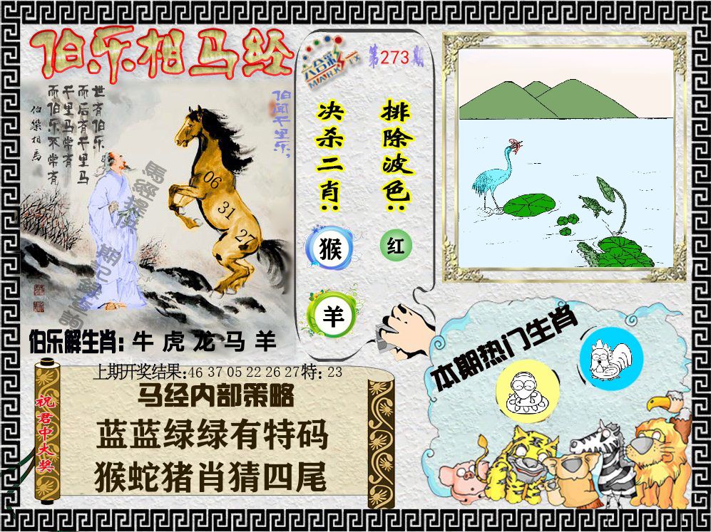 伯乐相马经 第273期