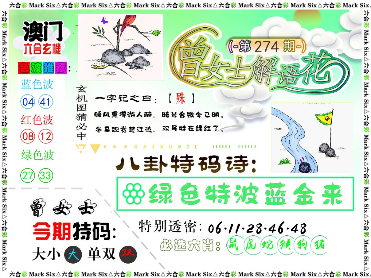 曾女士解语花 第274期