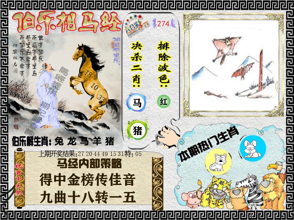 伯乐相马经 第274期