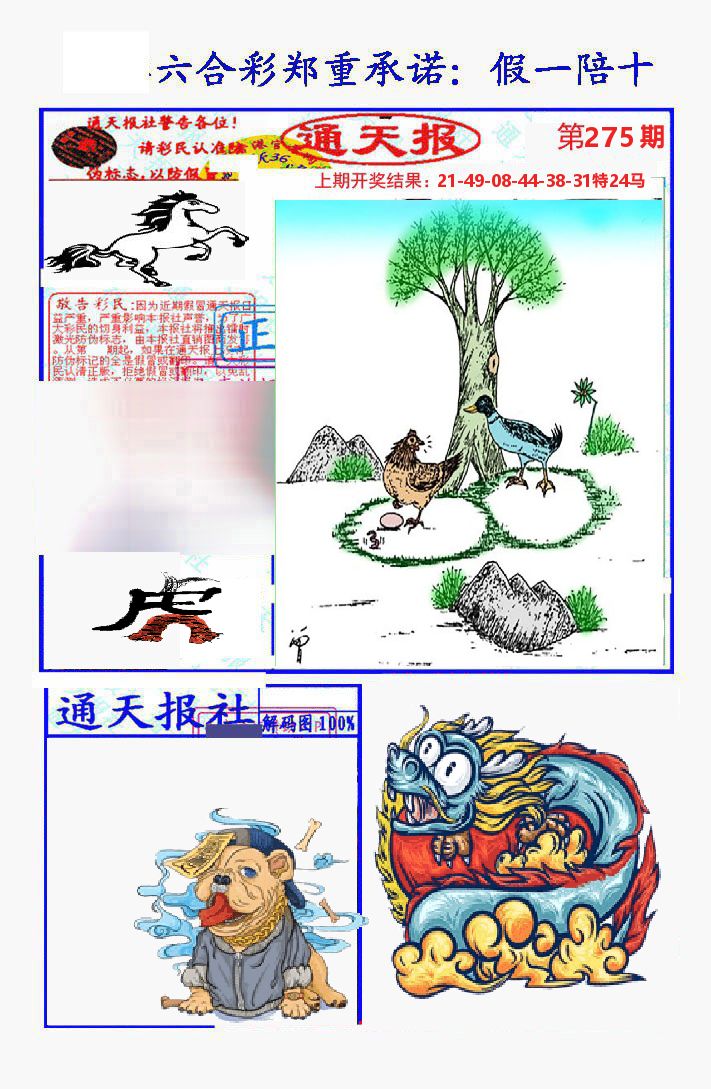 通天报 第275期