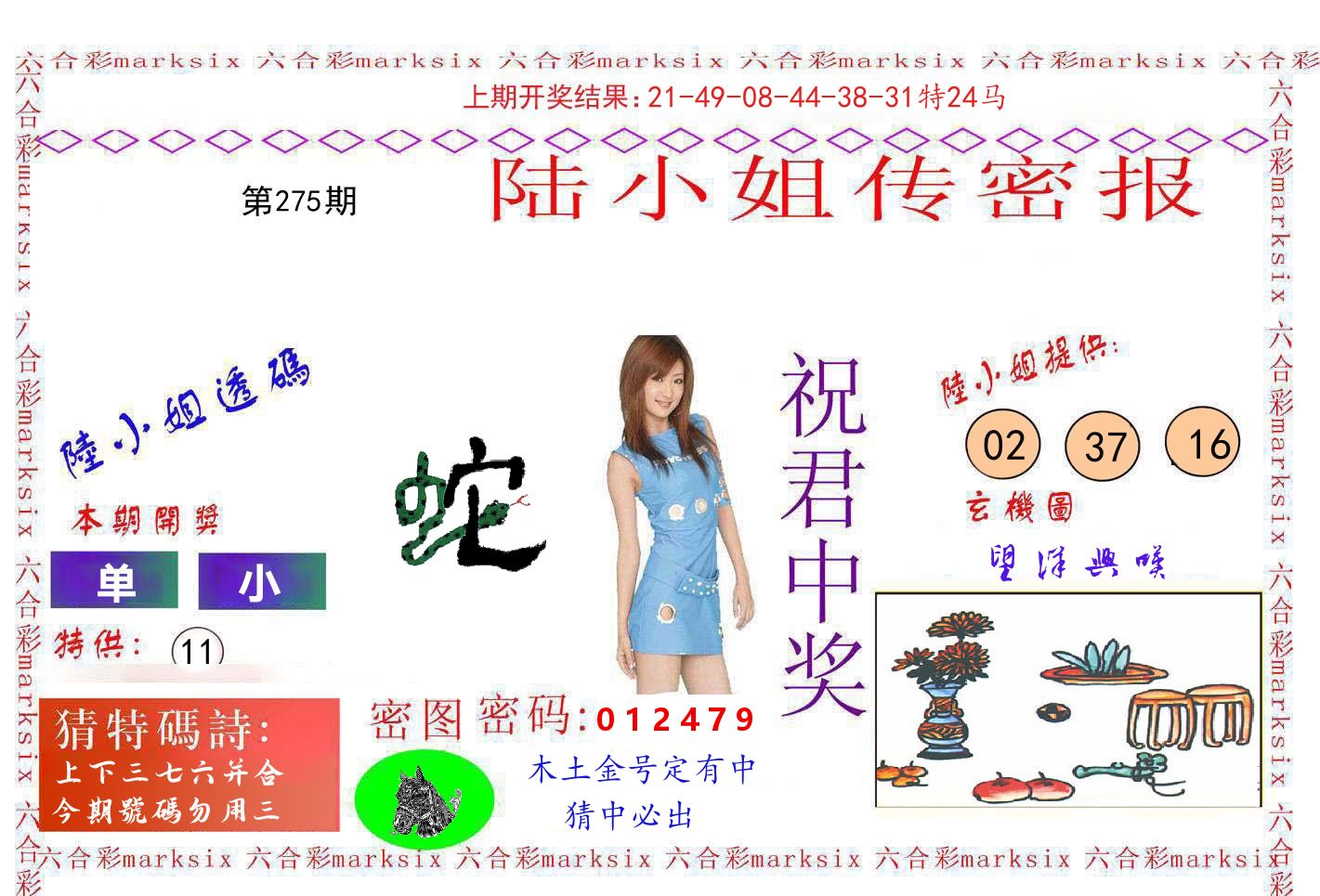 陆小姐密报 第275期