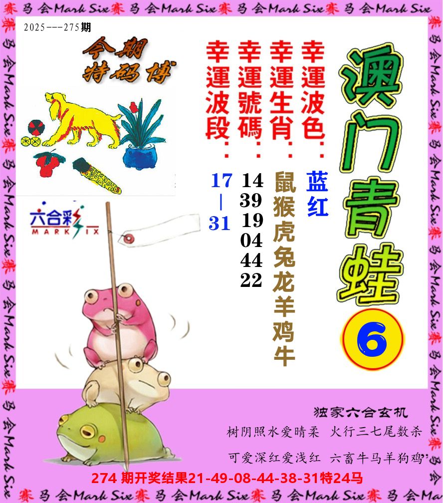 青蛙系列6 第275期