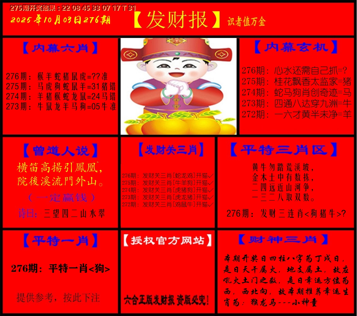 发财报 第276期