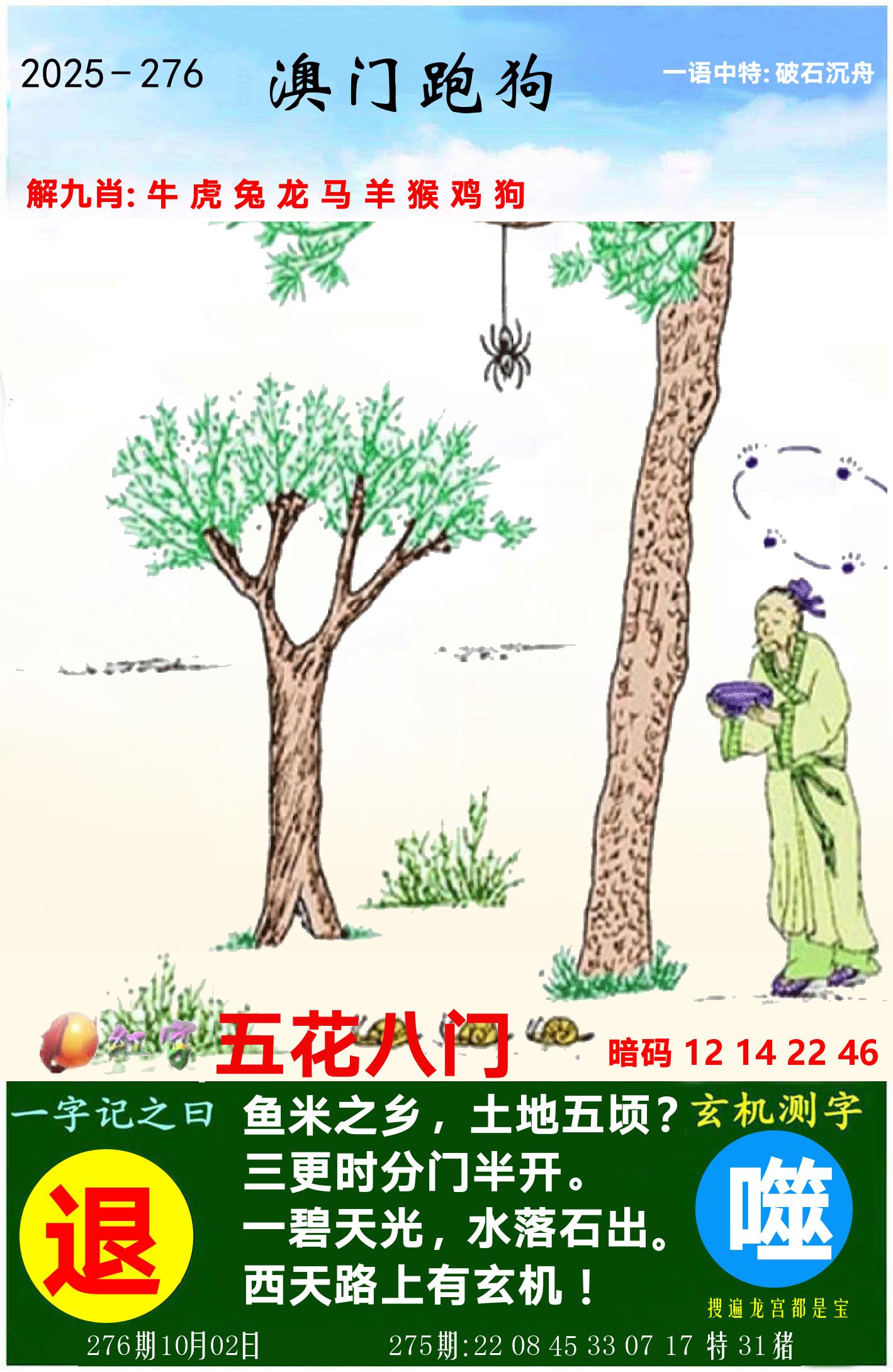 澳门跑狗图 第276期