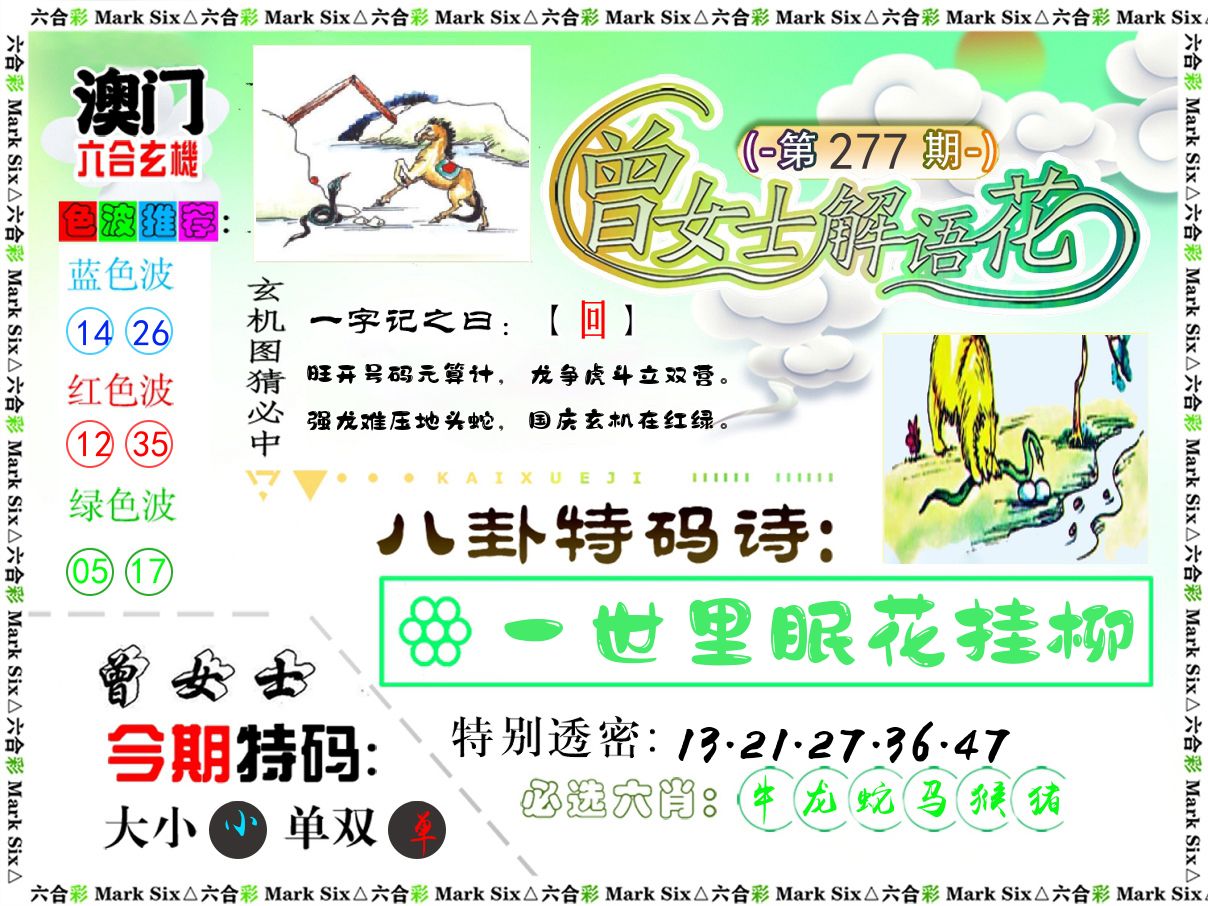 曾女士解语花 第277期
