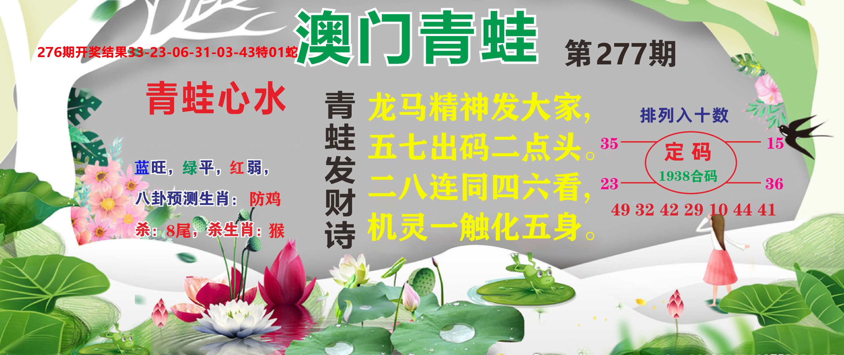 澳门致富经D 第277期