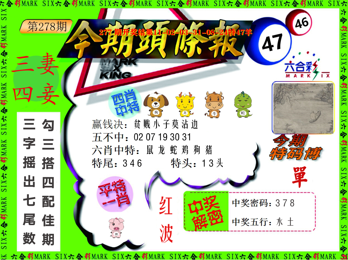 今期头条报 第278期