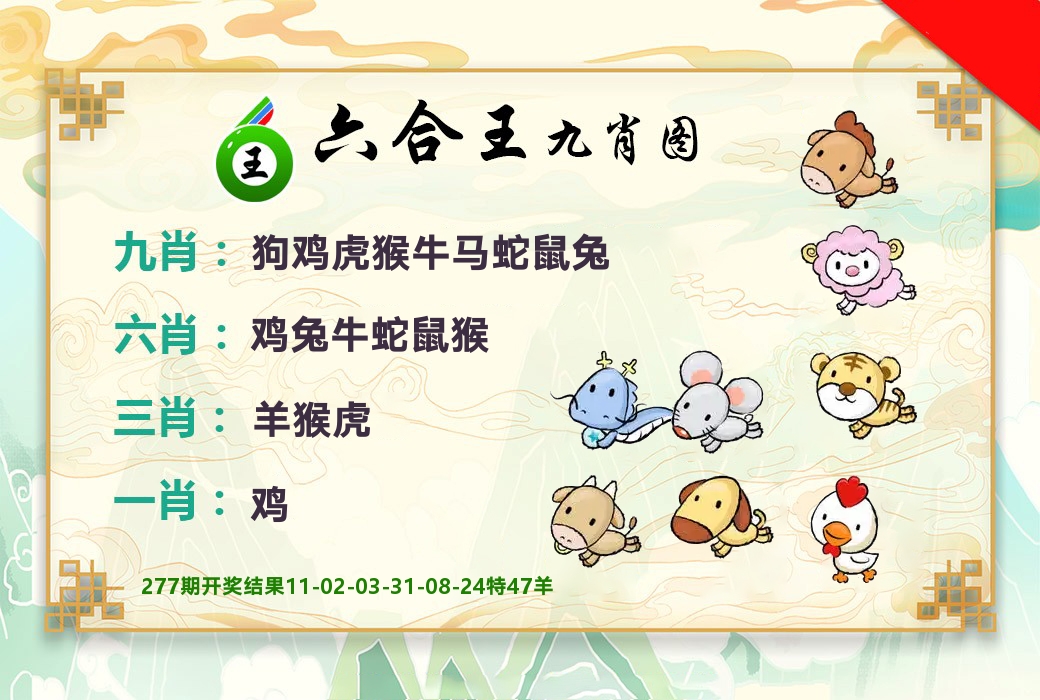 六合王九肖图 第278期