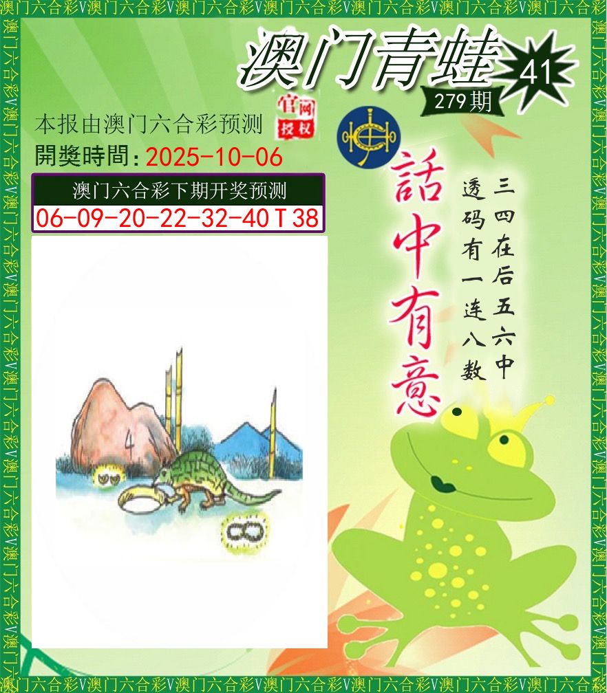 青蛙系列43 第279期