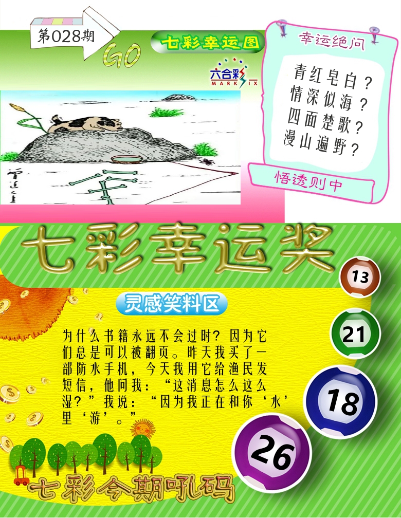 七彩幸运奖 第28期