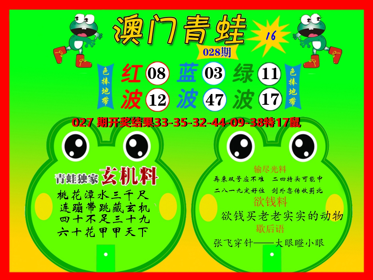 青蛙系列16 第28期