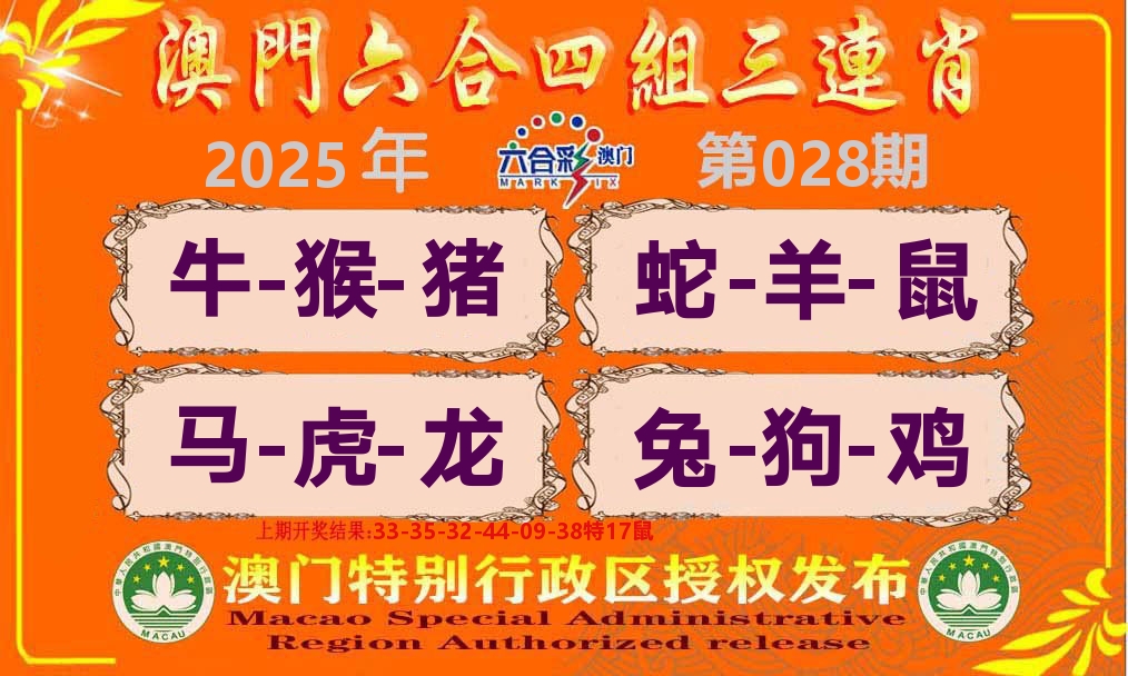 六合三连肖 第28期