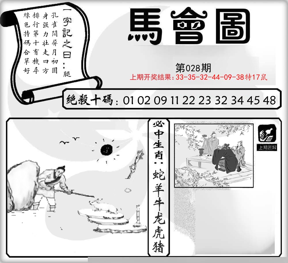 马会图 第28期