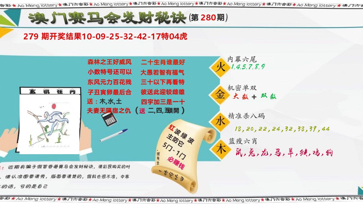 发财秘诀 第280期