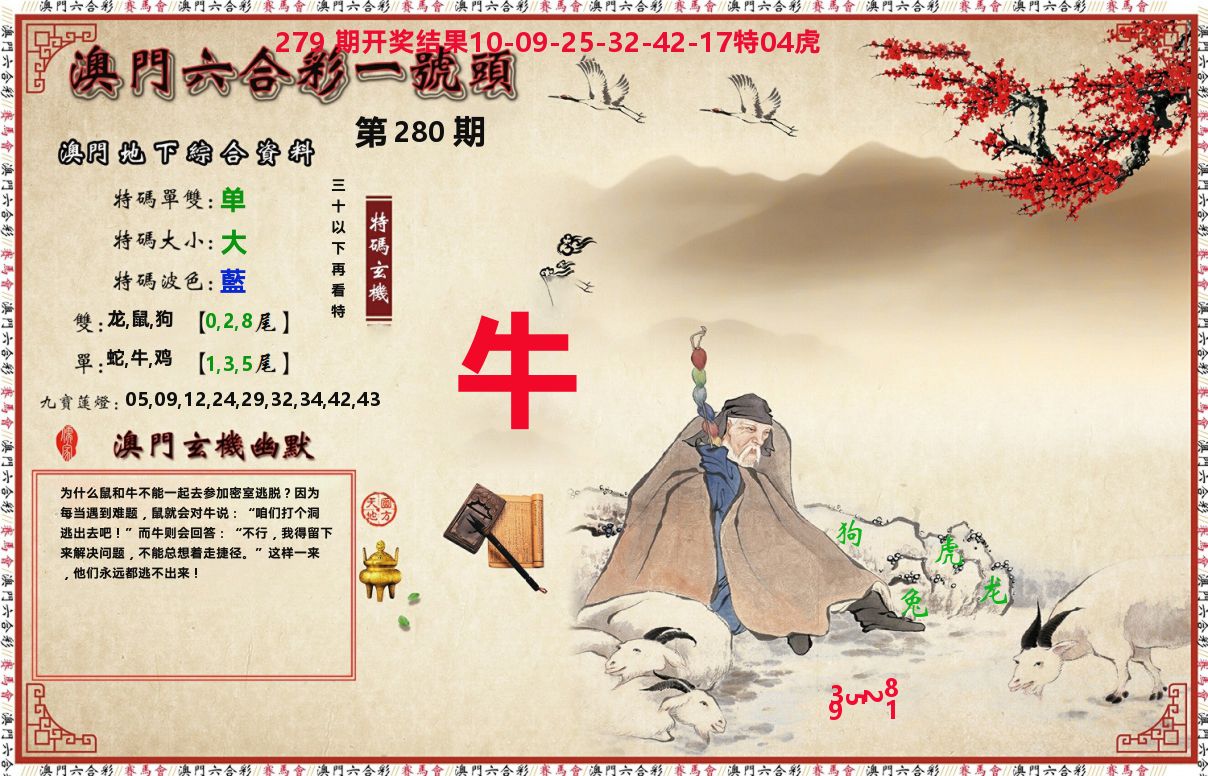 一号头 第280期