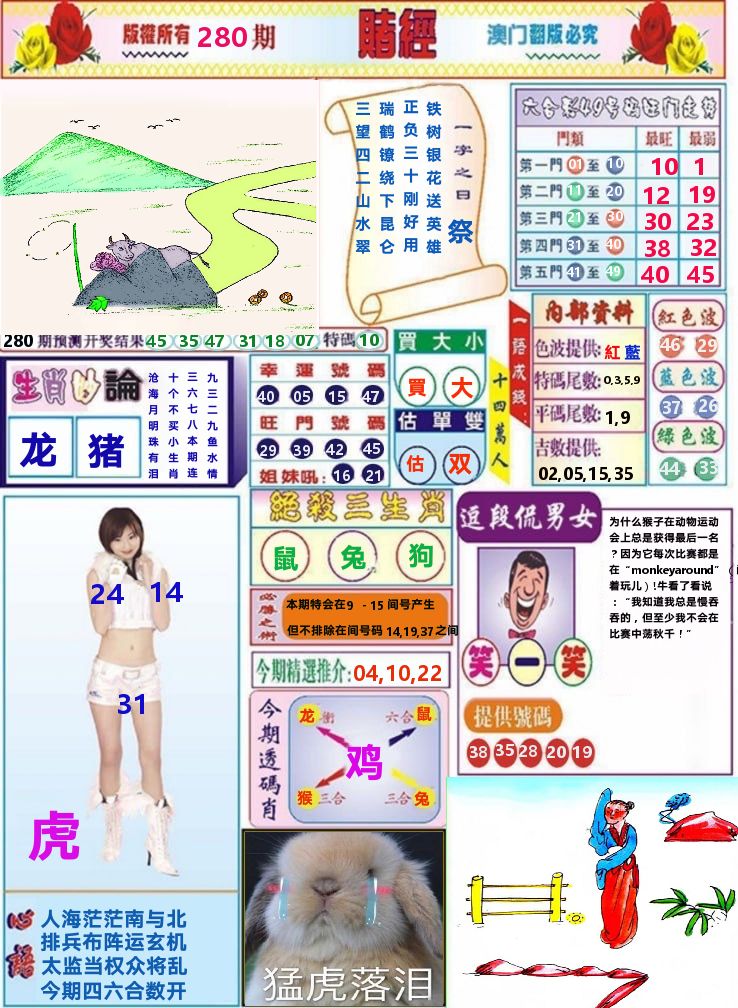 澳门赌经 第280期