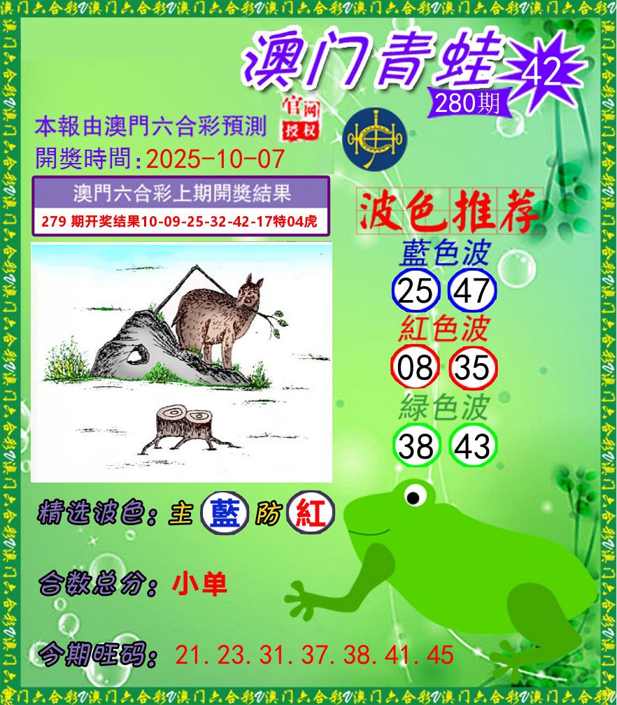 青蛙系列42 第280期