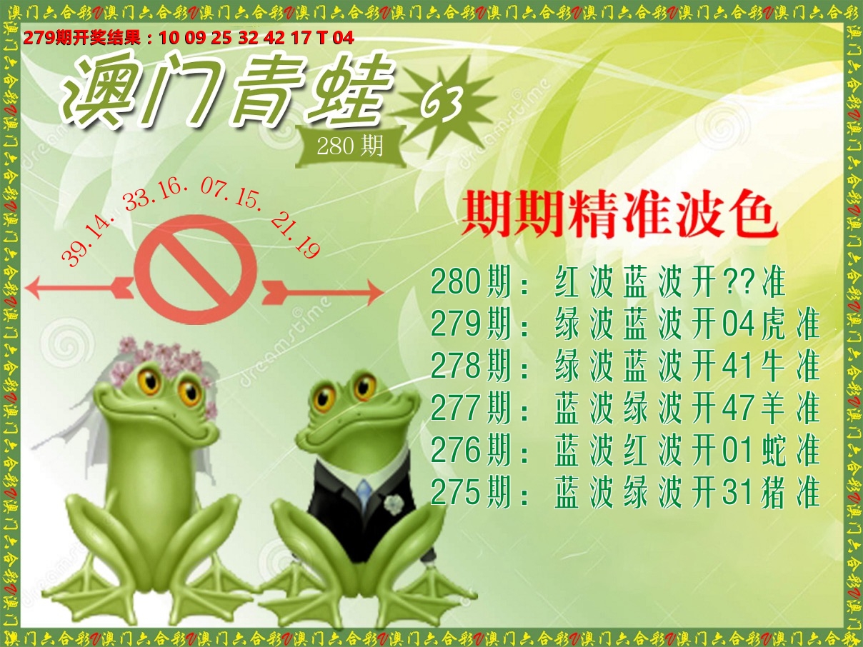 青蛙系列63 第280期