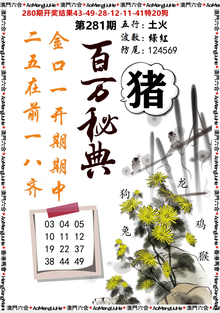 百万秘典 第281期