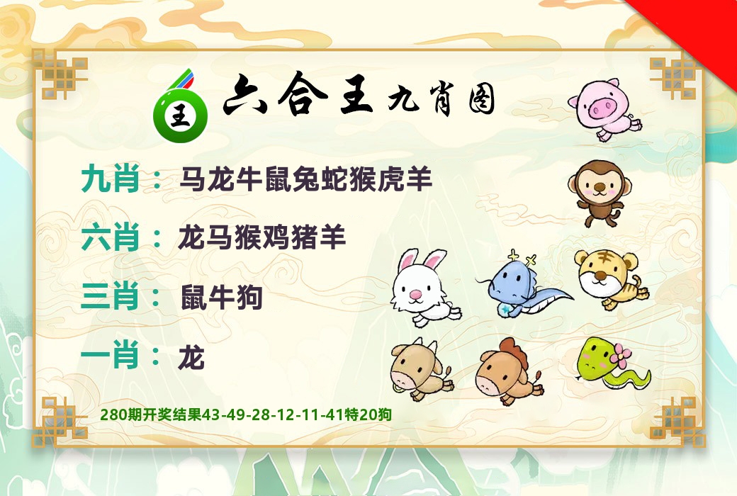 六合王九肖图 第281期