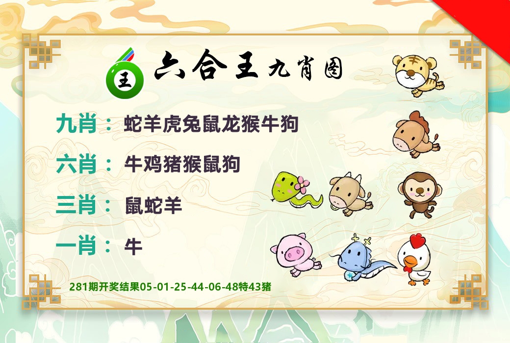 六合王九肖图 第282期