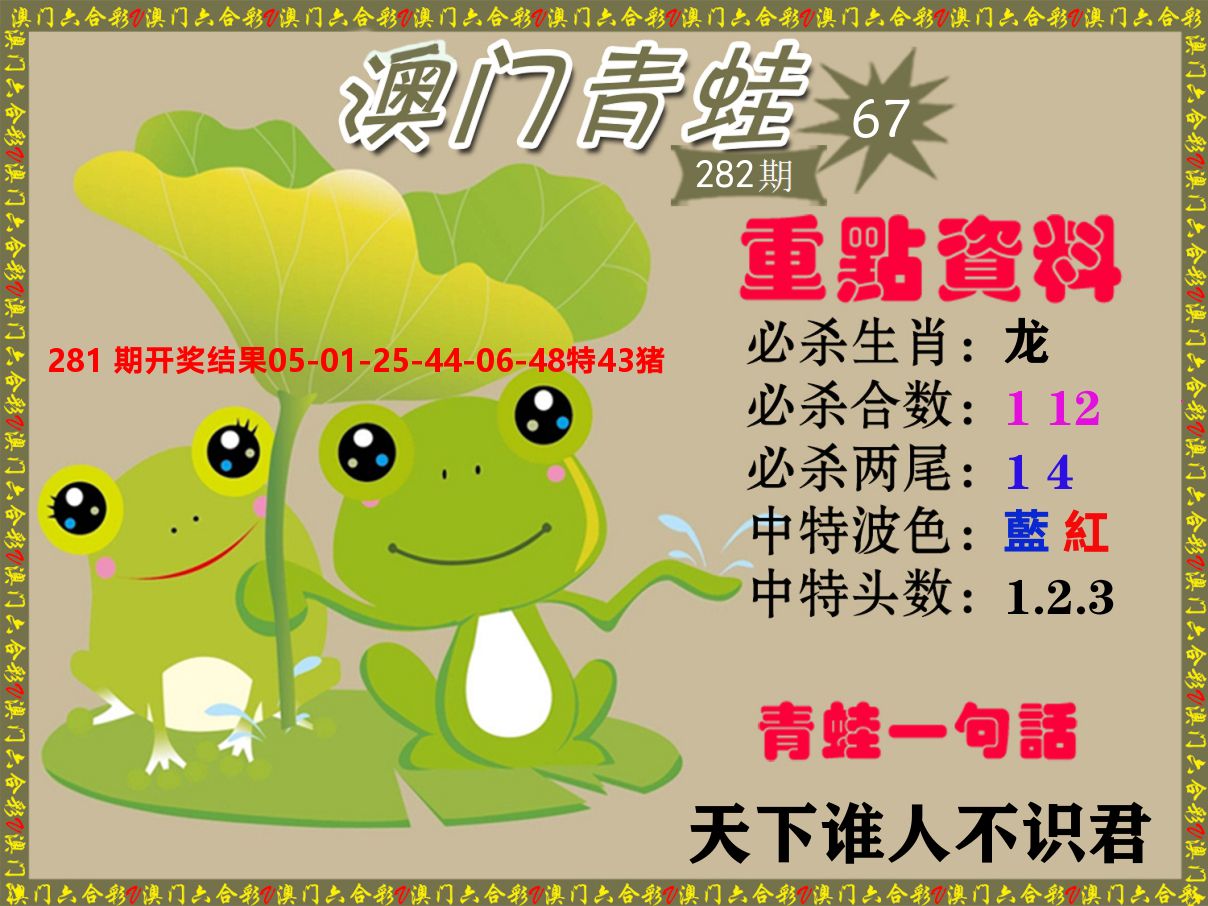 青蛙系列67 第282期