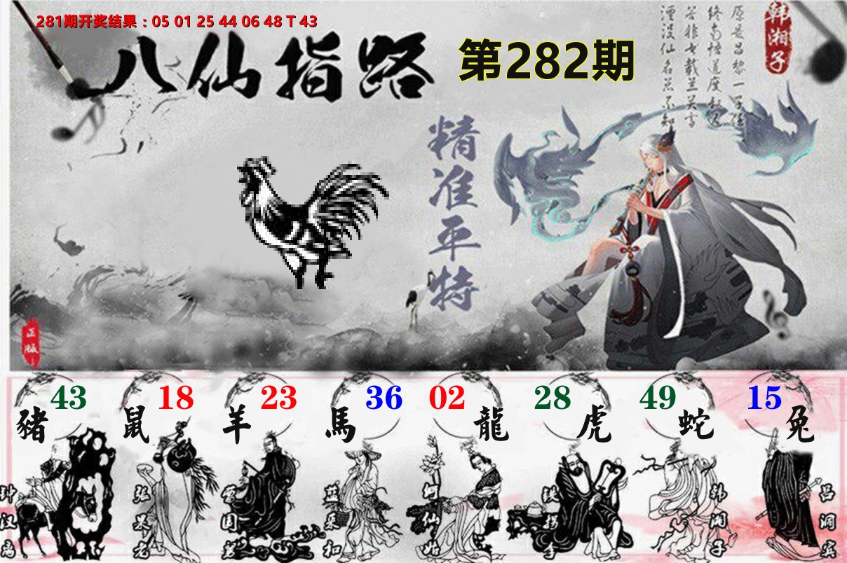 八仙指路 第282期