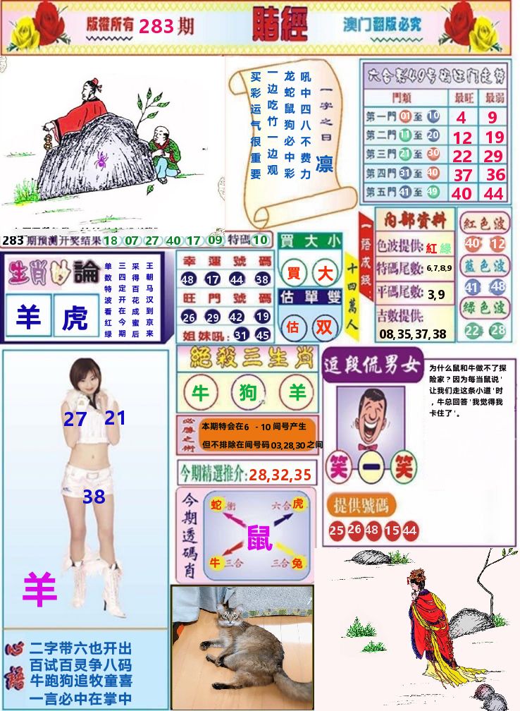 澳门赌经 第283期