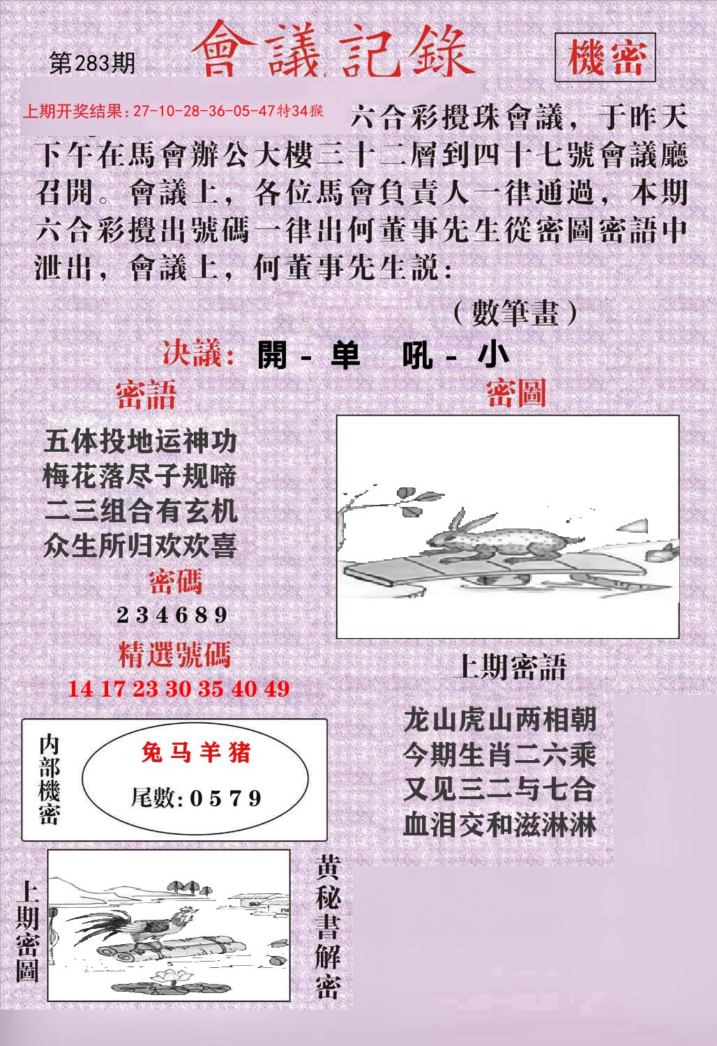 会议记录 第283期