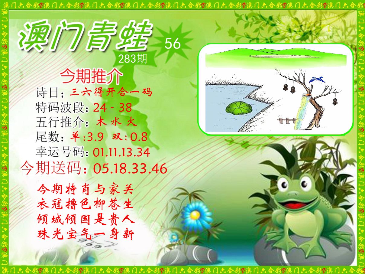 青蛙系列56 第283期