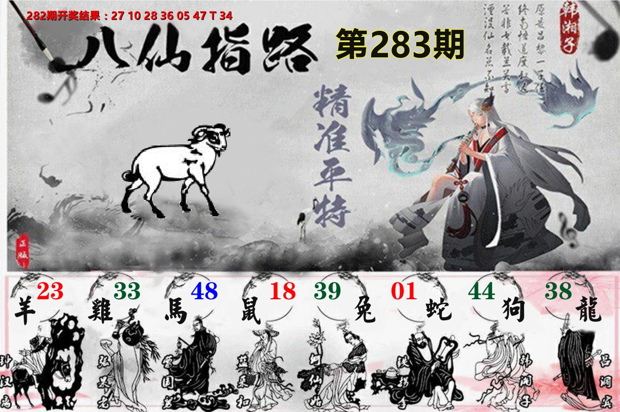 八仙指路 第283期