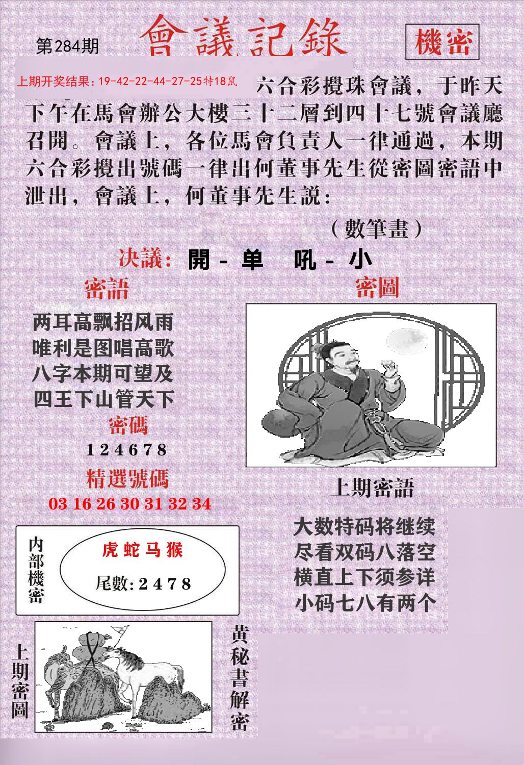 会议记录 第284期
