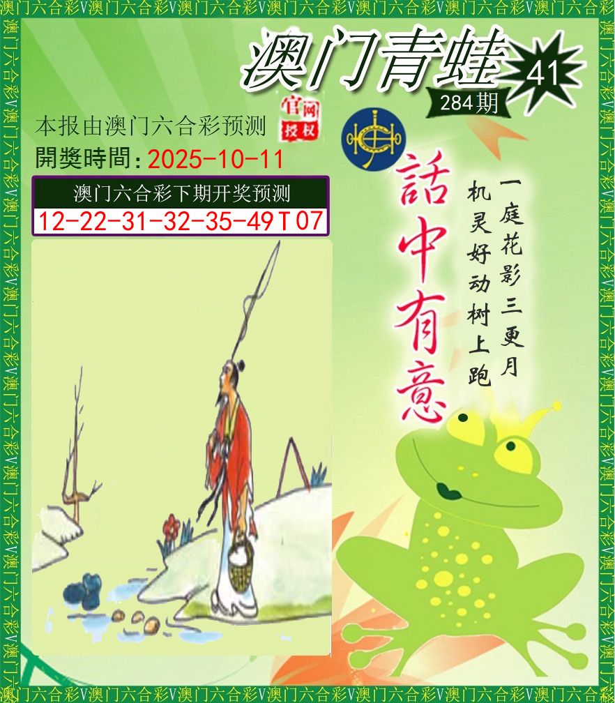 青蛙系列43 第284期