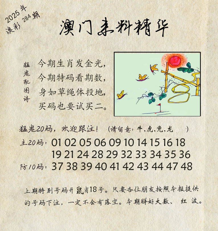 精华来料 第284期
