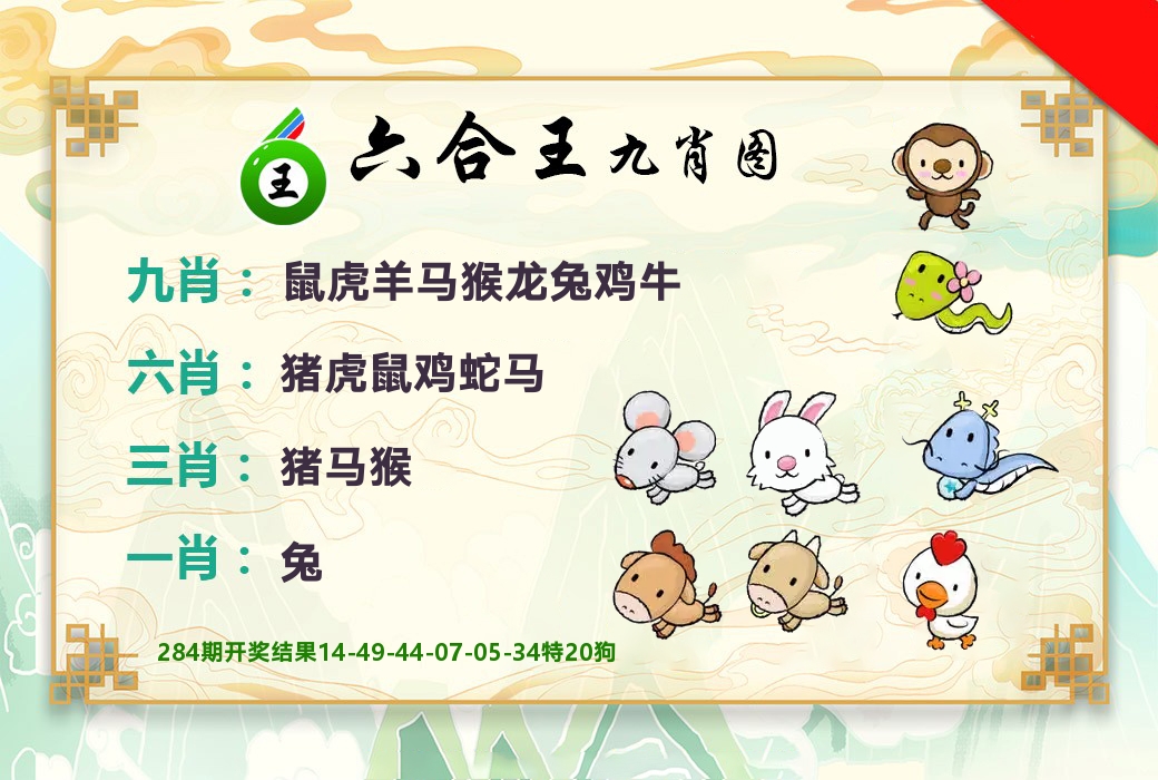 六合王九肖图 第285期