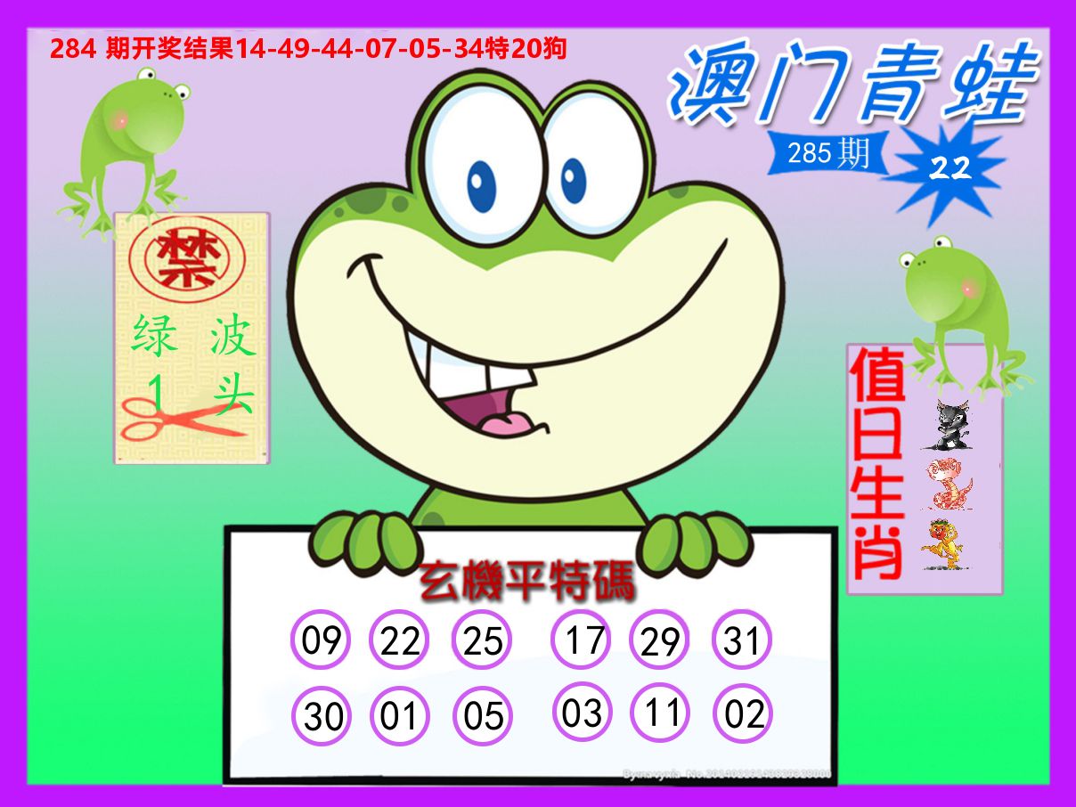 青蛙系列22 第285期