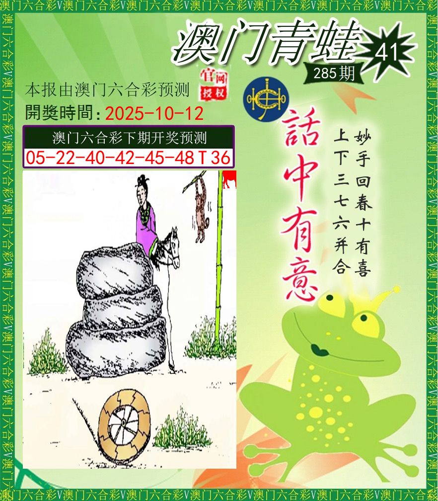 青蛙系列43 第285期