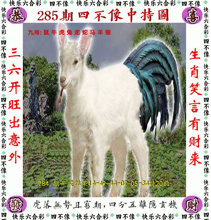 四不像 第285期