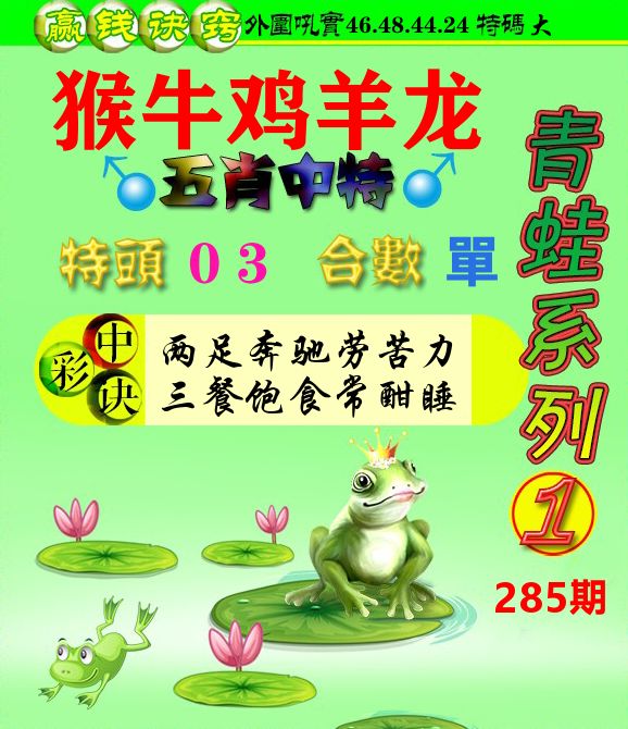 青蛙彩图 第285期