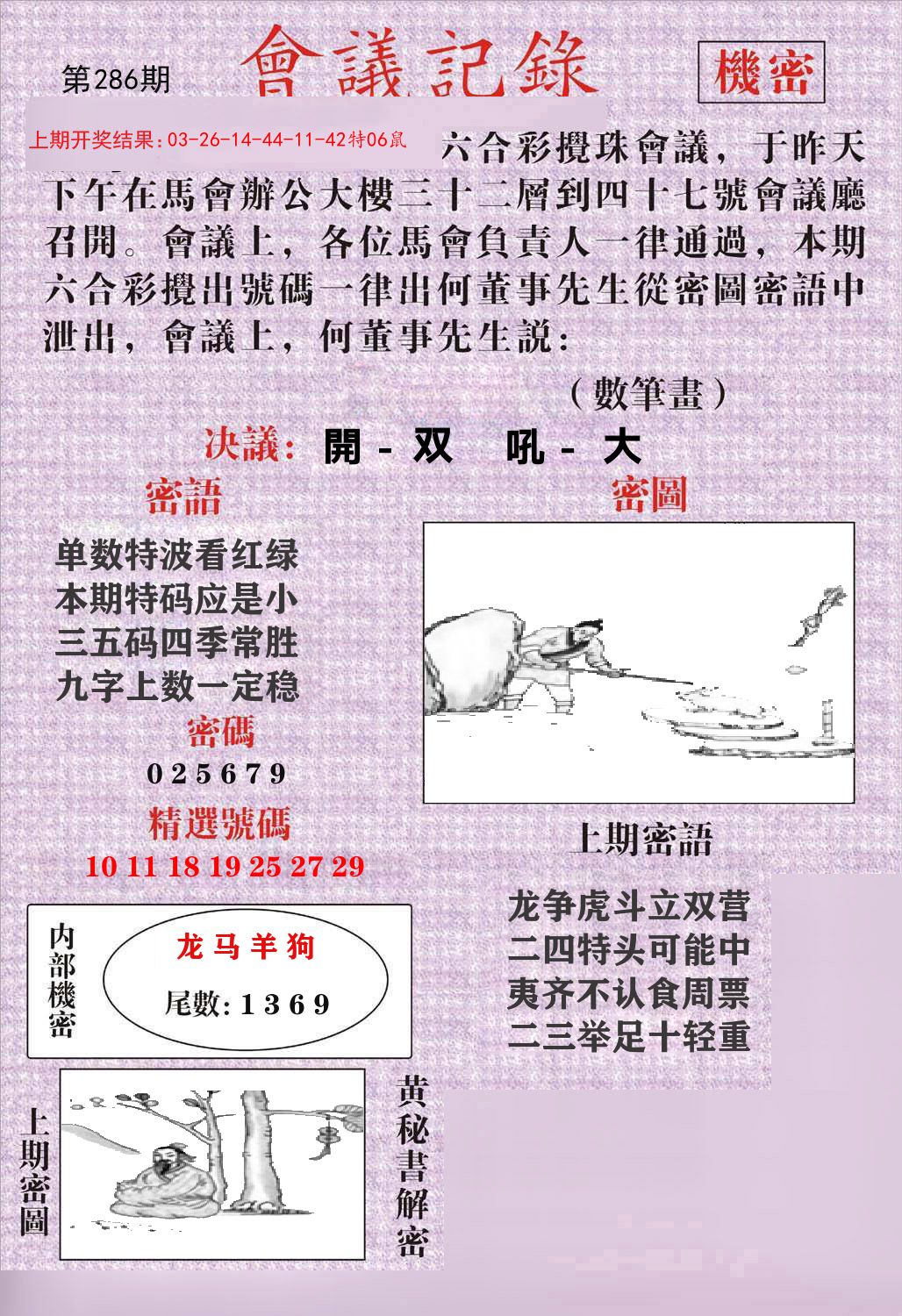 会议记录 第286期