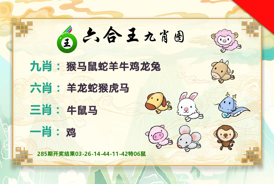 六合王九肖图 第286期