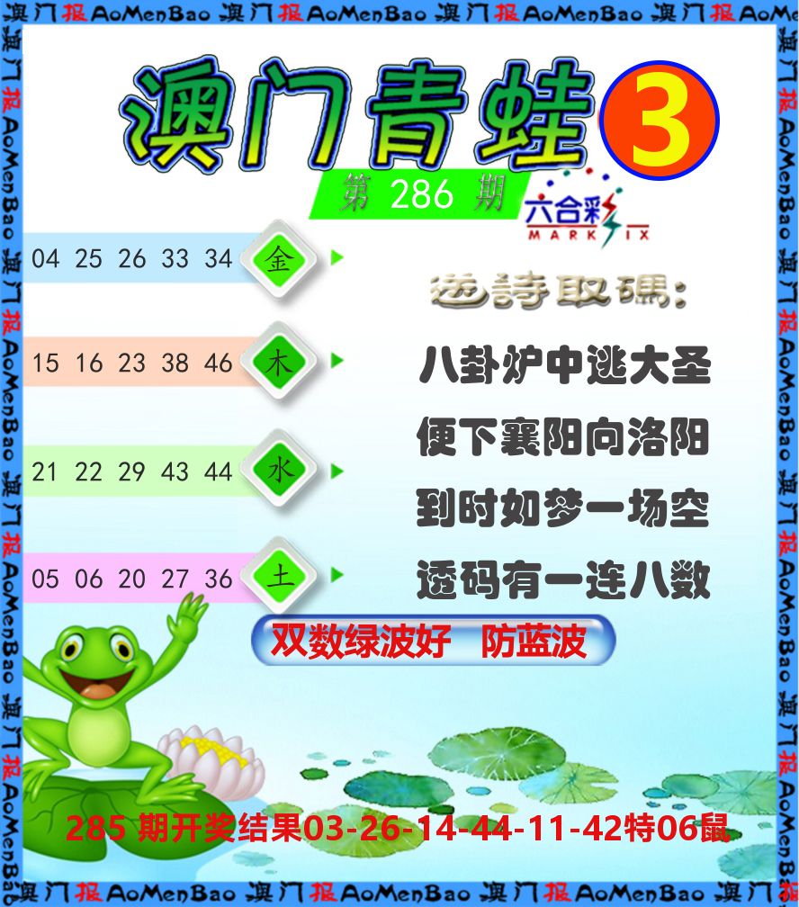 青蛙系列3 第286期