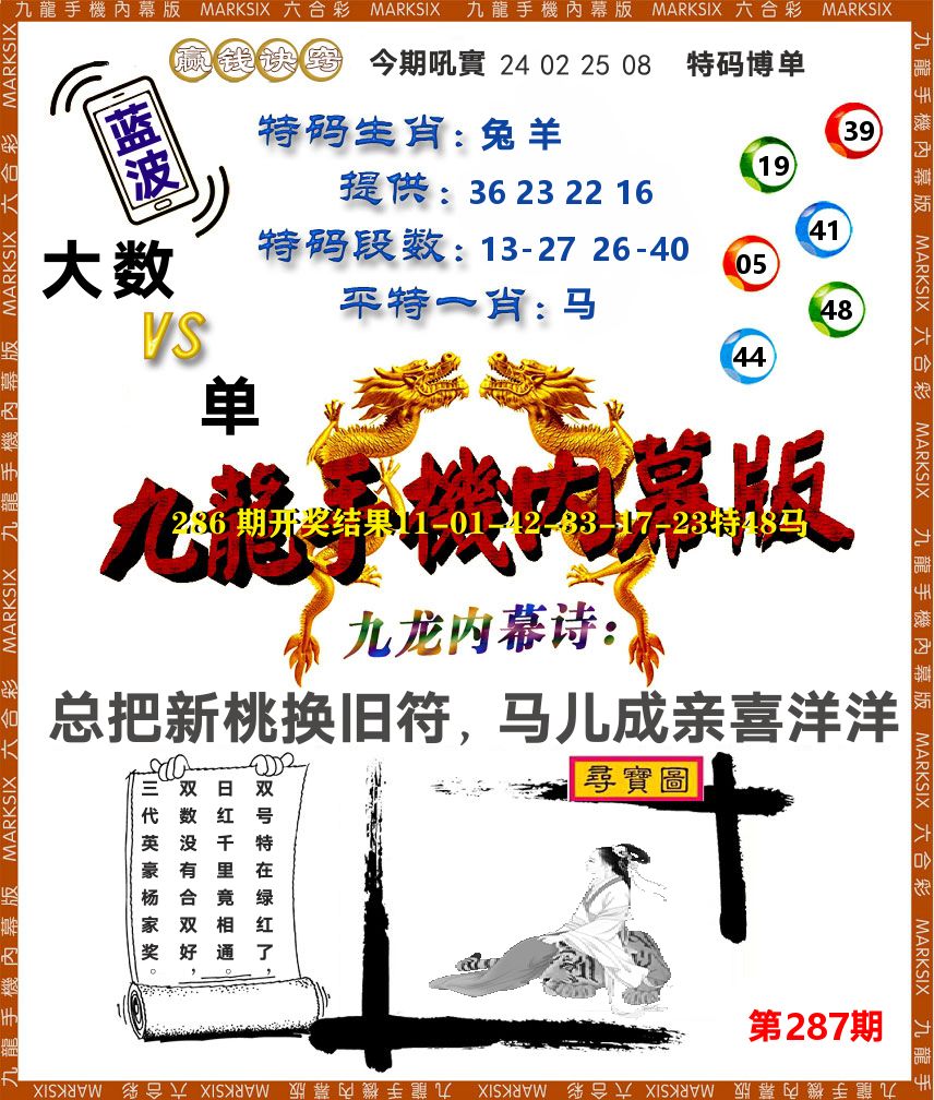 九龙手机内幕 第287期