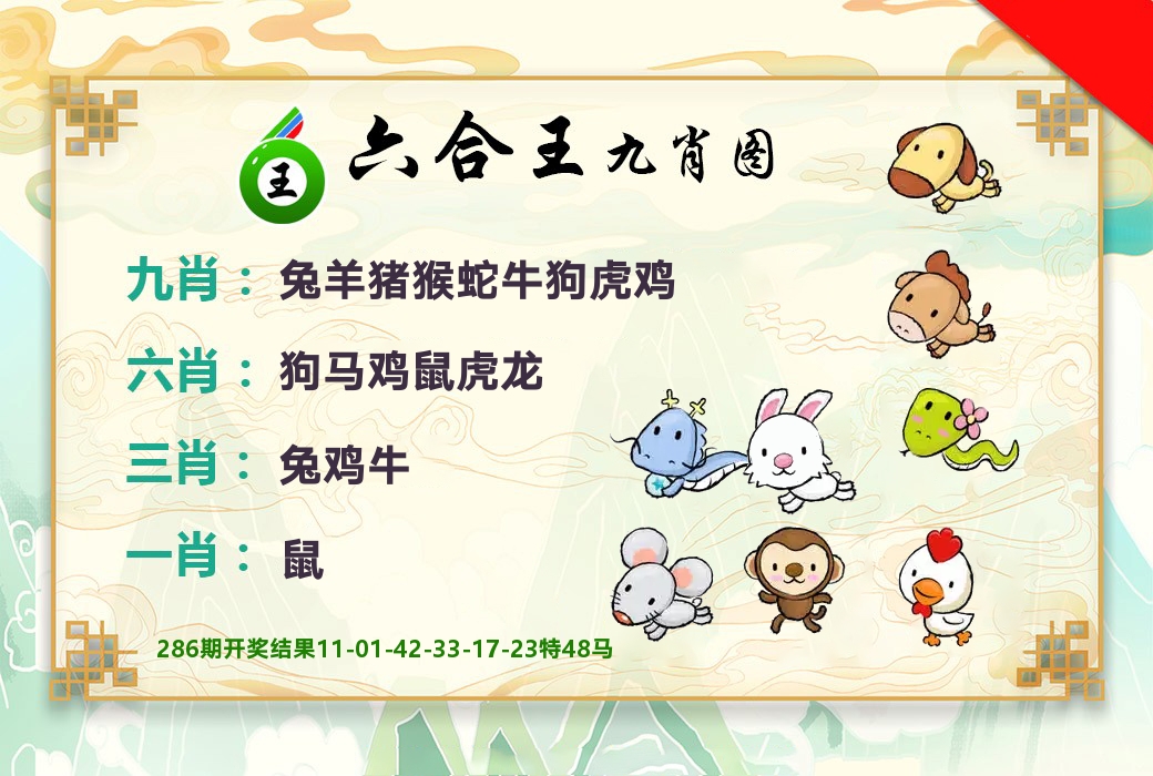 六合王九肖图 第287期